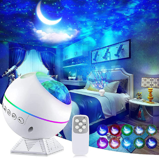 Galaxy Projector, 3 in 1 Star Projector with Remote Control, Nebula Night Light Projector with 40 Colors, 360° Magnetic Base Moon Room Decor for Bedroom Kids Adults